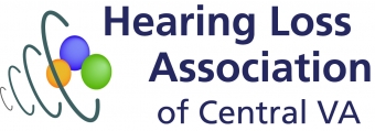 Central Virginia Chapter (HLACVA) of the Hearing Loss Assoc.of America (HLAA) Logo